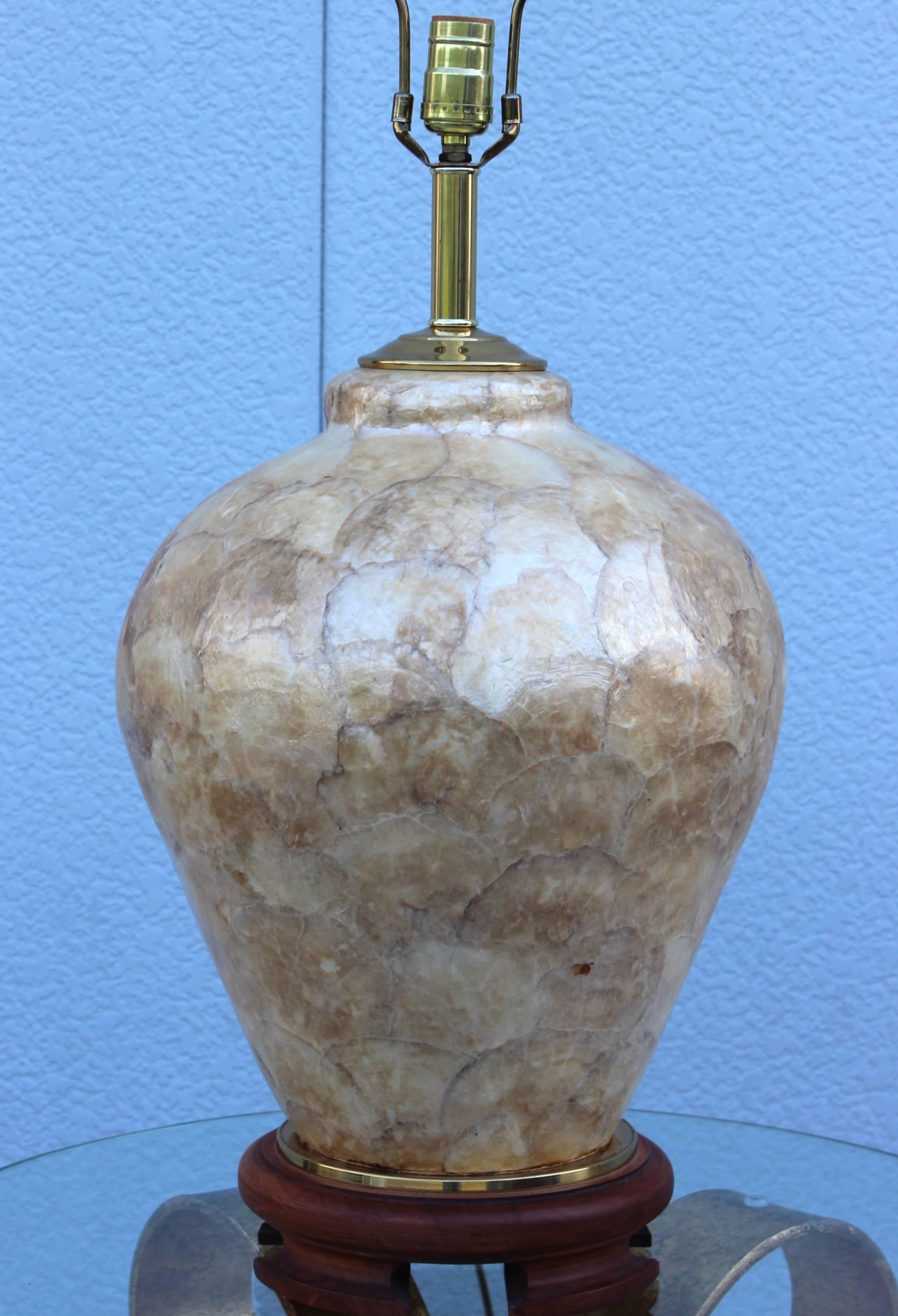 capiz shell lamp for sale