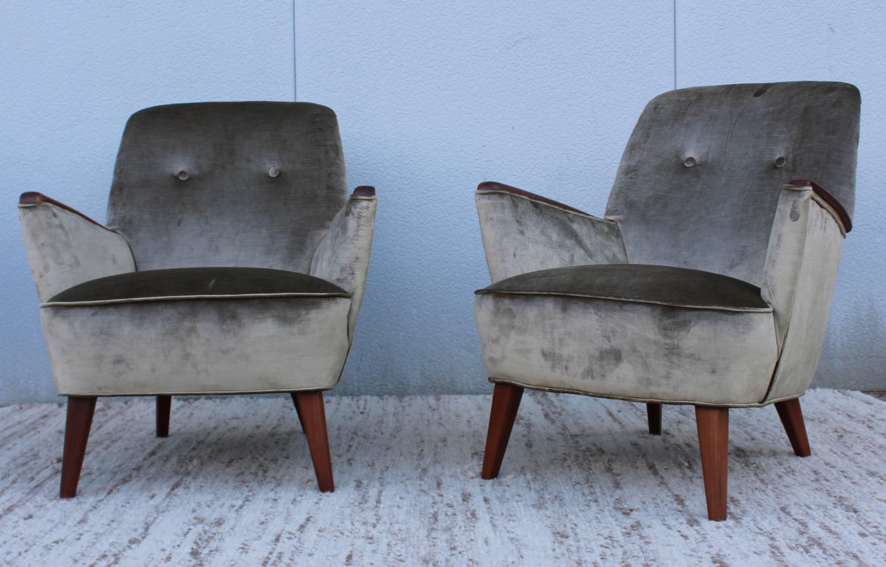 20th Century 1960s Modern Italian Lounge Chairs