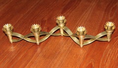 Pietro Chiesa for Fontana Arte Brass Candleholder