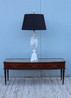 1960s Italian Marble Tall Table Lamp