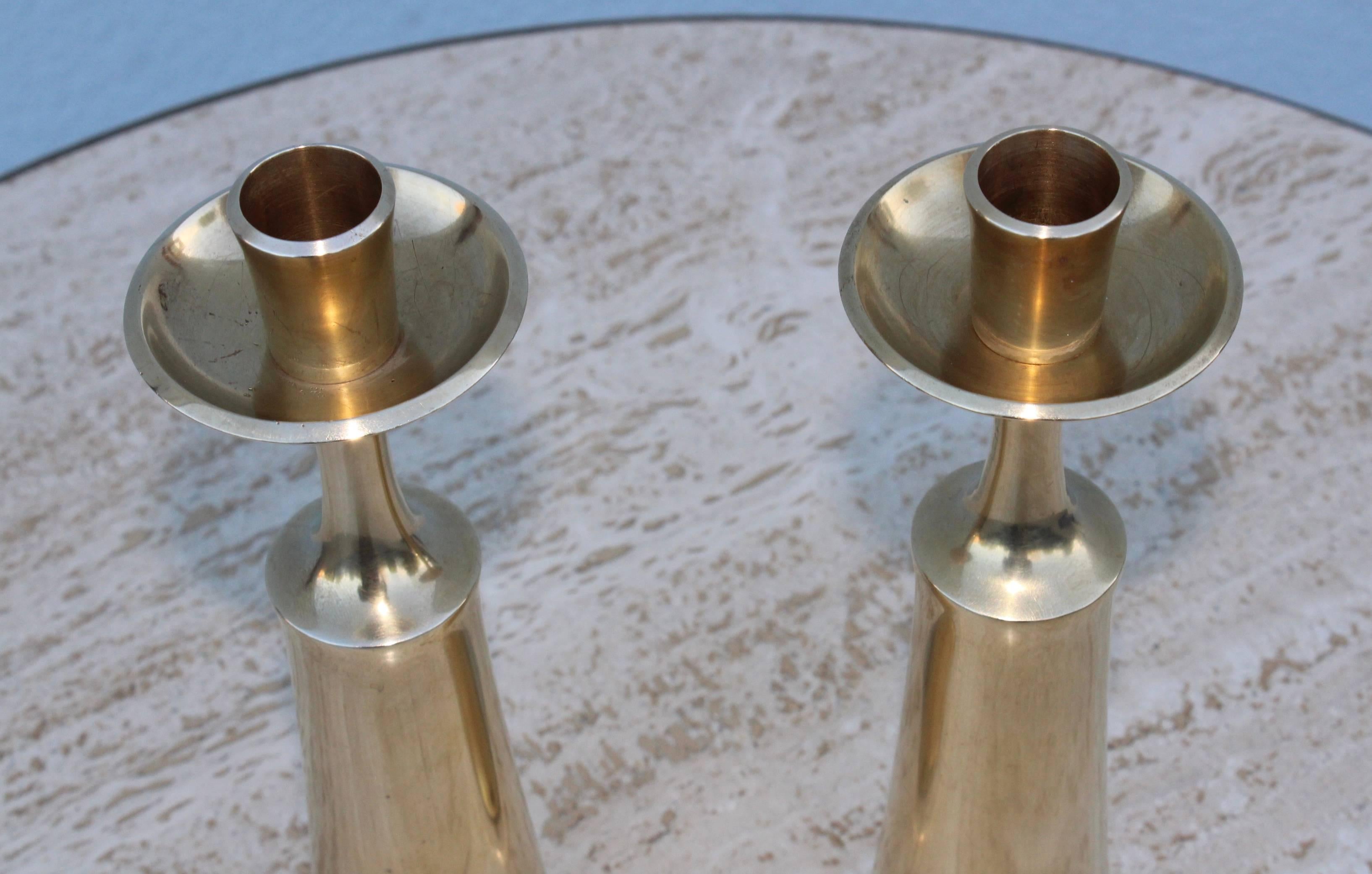 Jens Quistgaard for Dansk Candleholders In Good Condition In New York, NY