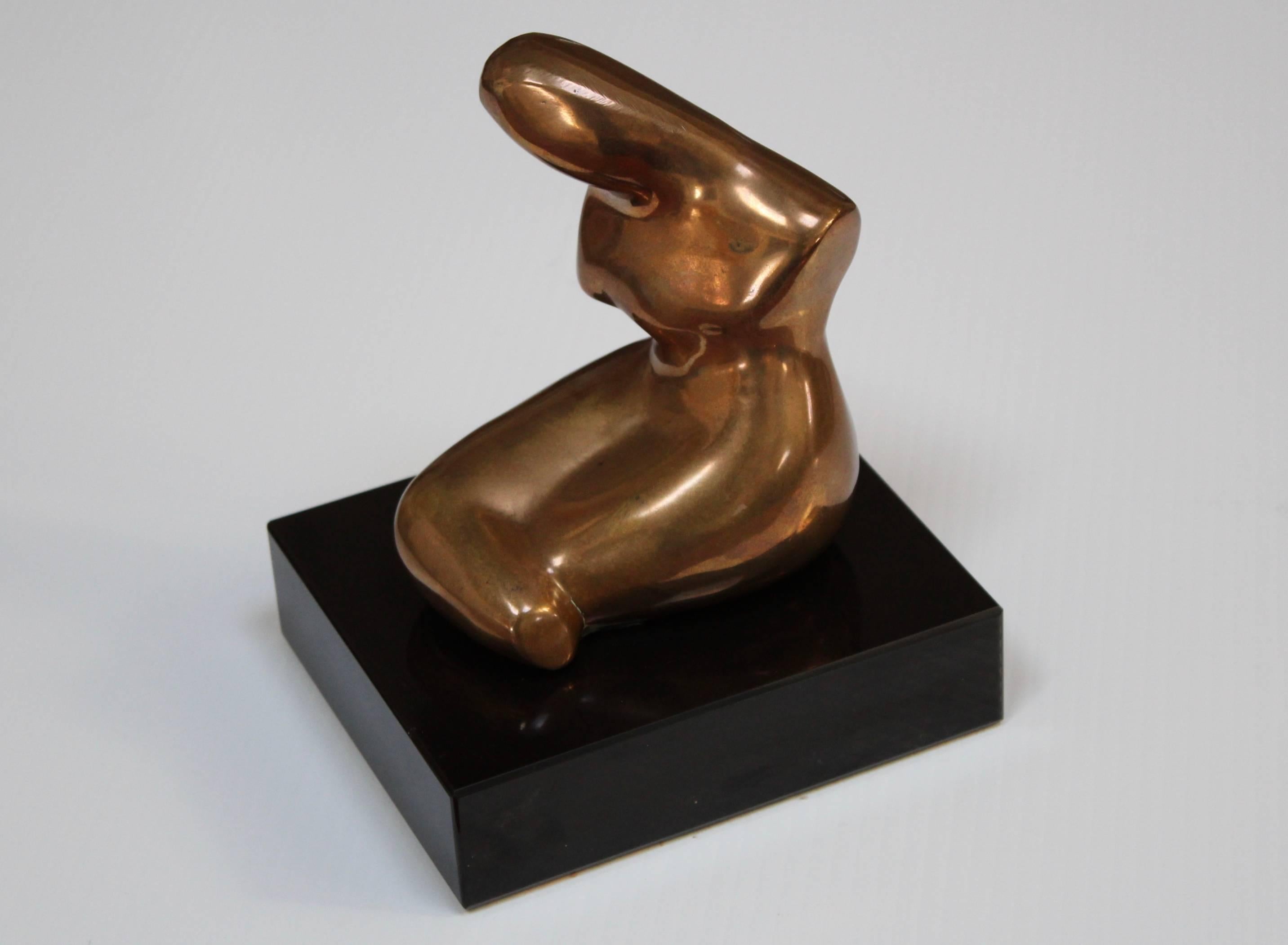 20th Century 1970s Abstract Bronze Sculpture