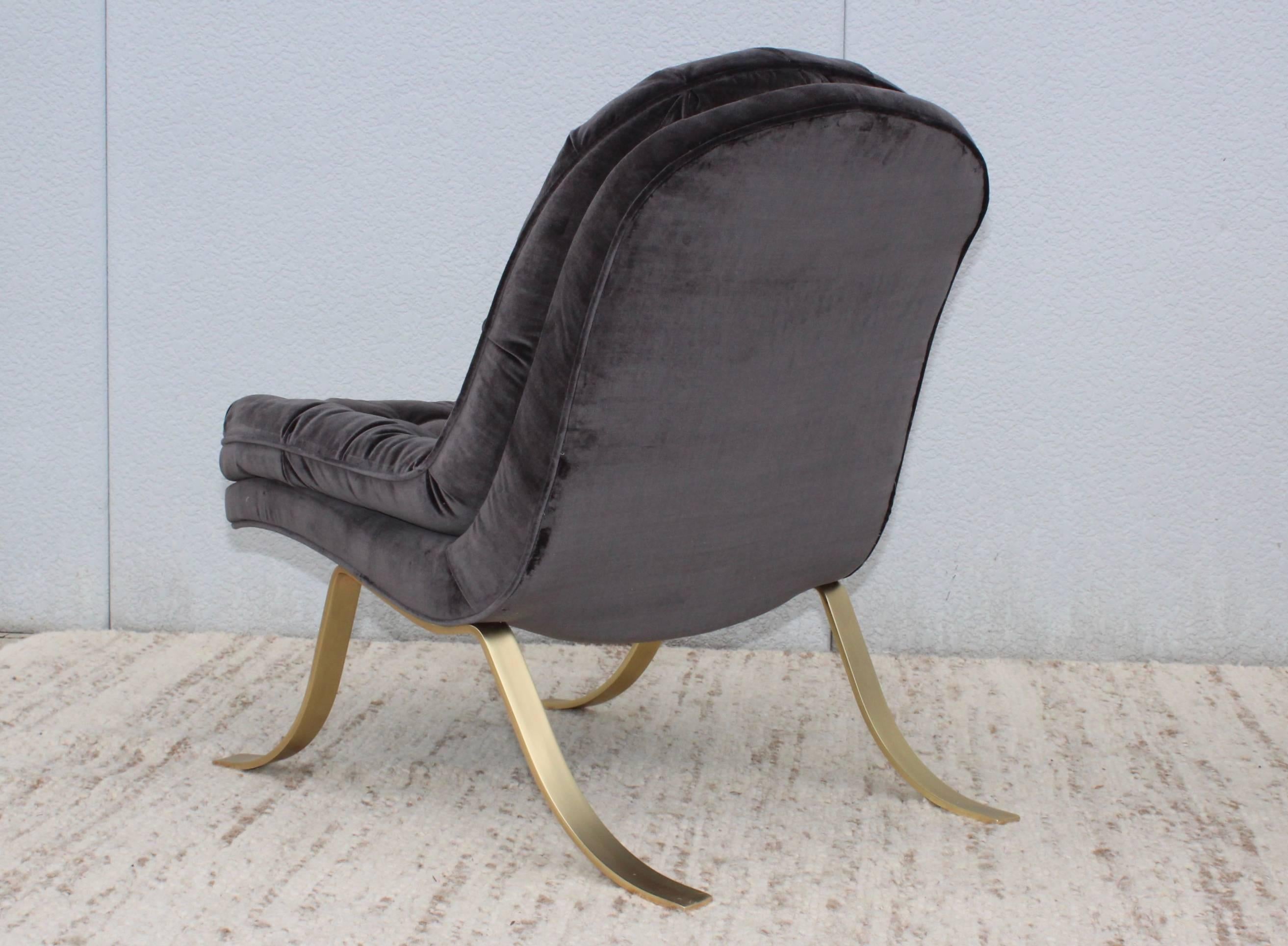 Mid-Century Modern Italian Slipper Chairs 1