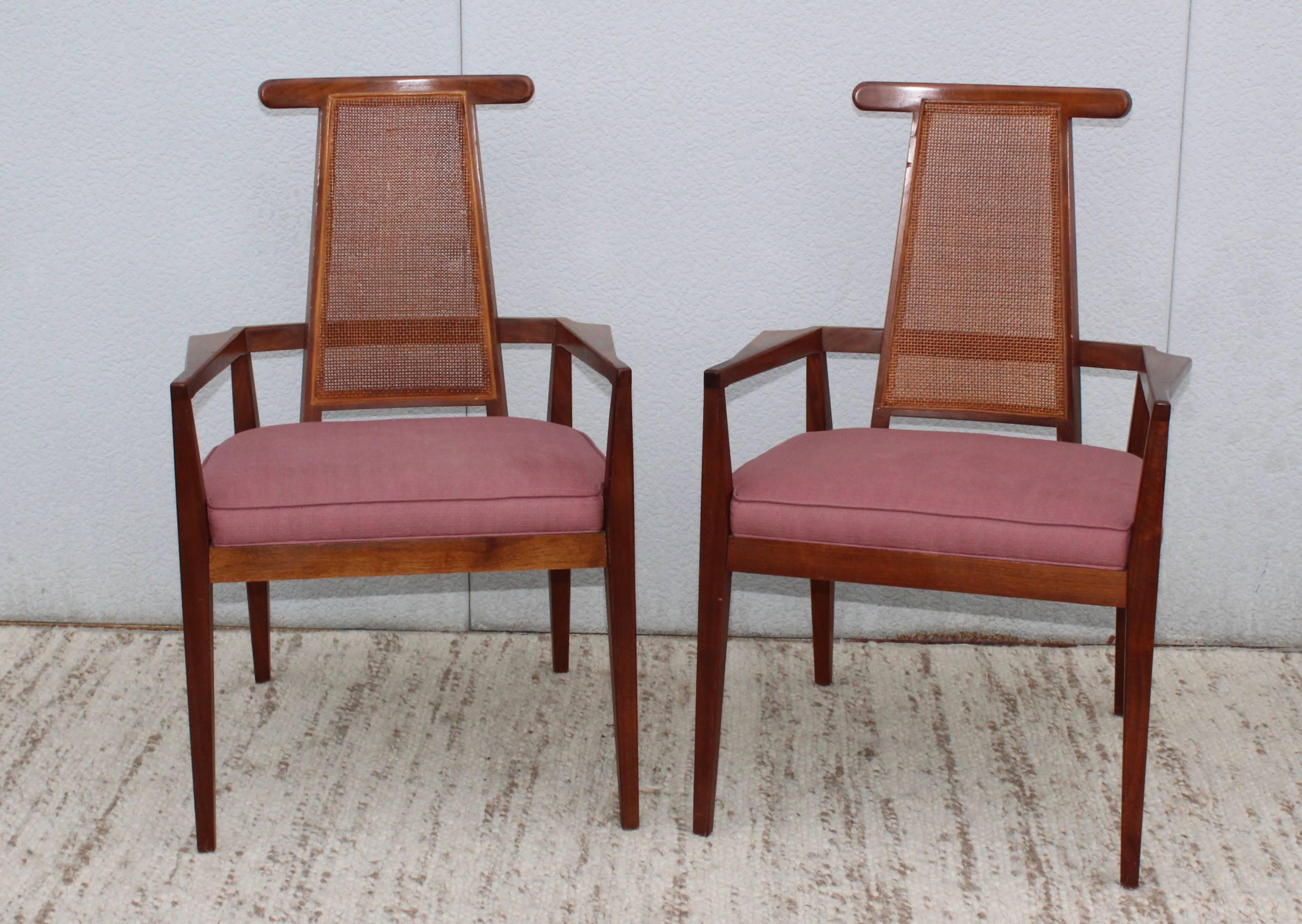 Mid-Century Modern Foster McDavid Walnut Dining Chairs