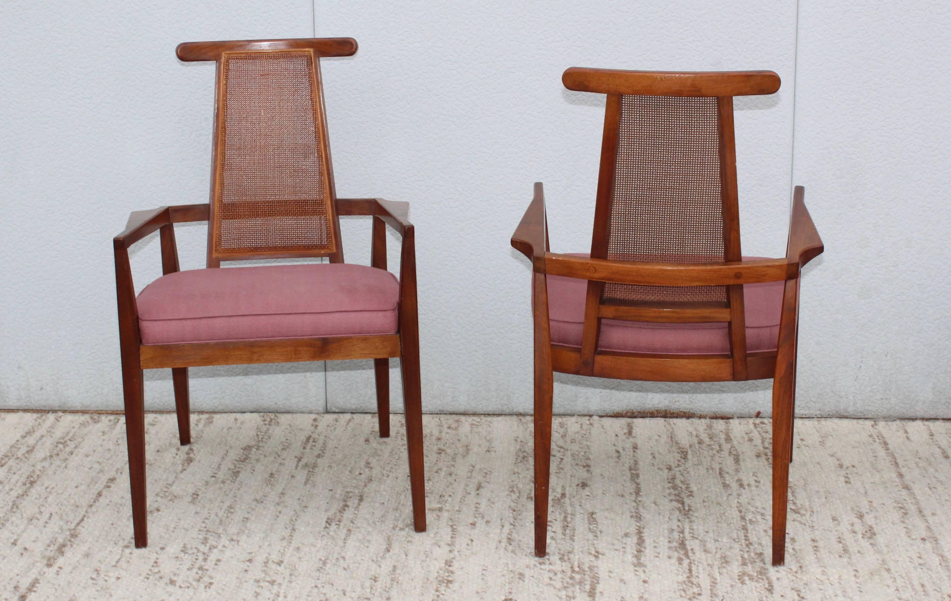 American Foster McDavid Walnut Dining Chairs