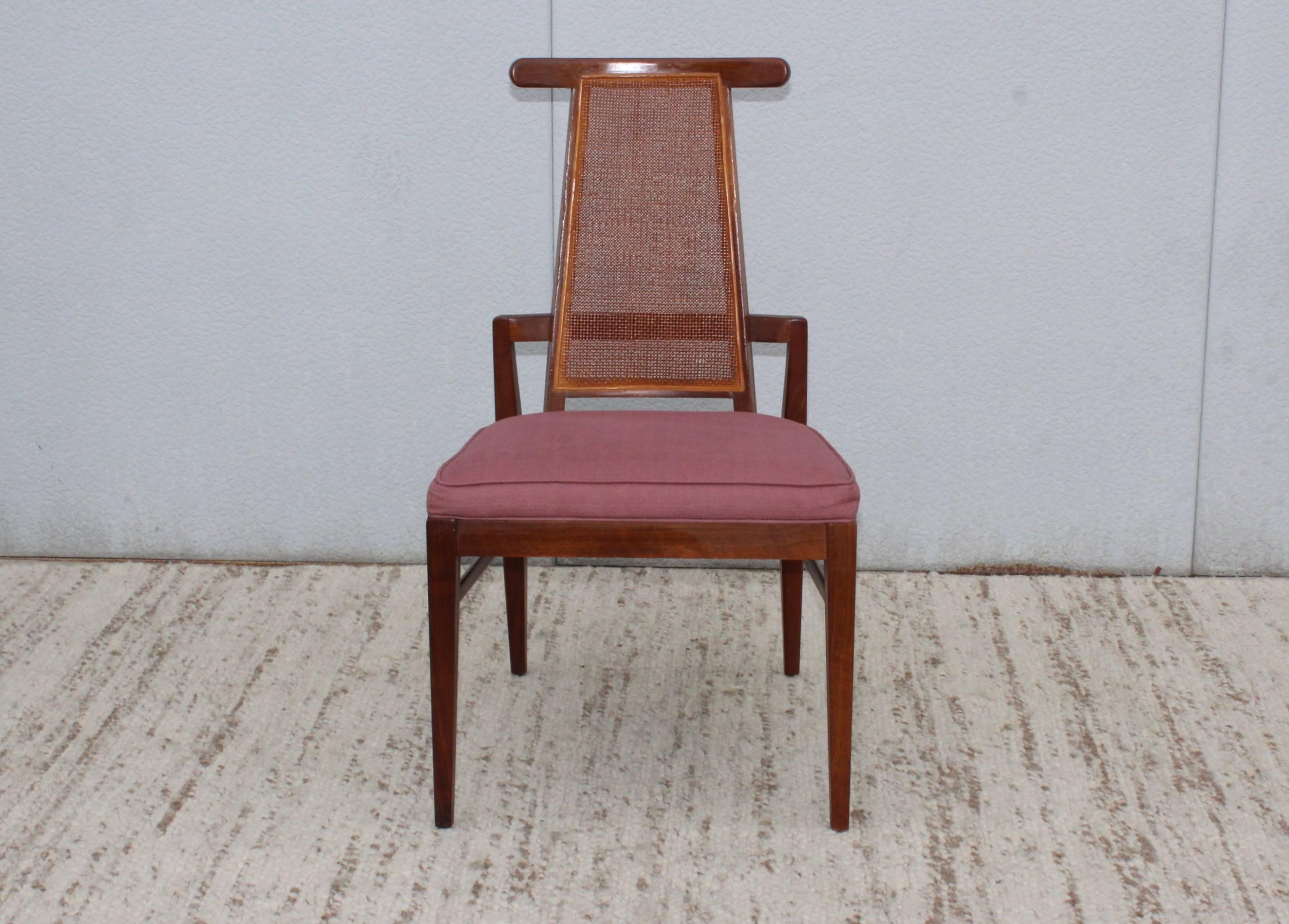 Upholstery Foster McDavid Walnut Dining Chairs