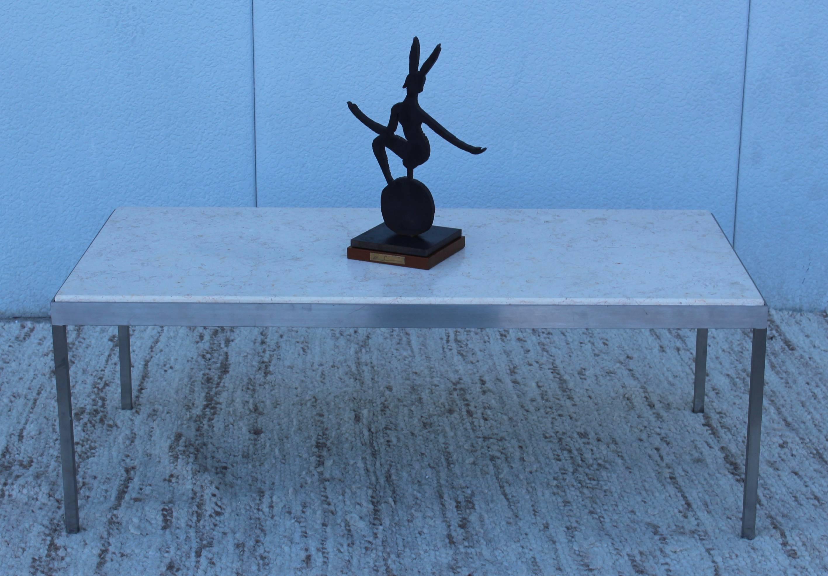1970s Playboy Steel Sculpture In Good Condition In New York, NY