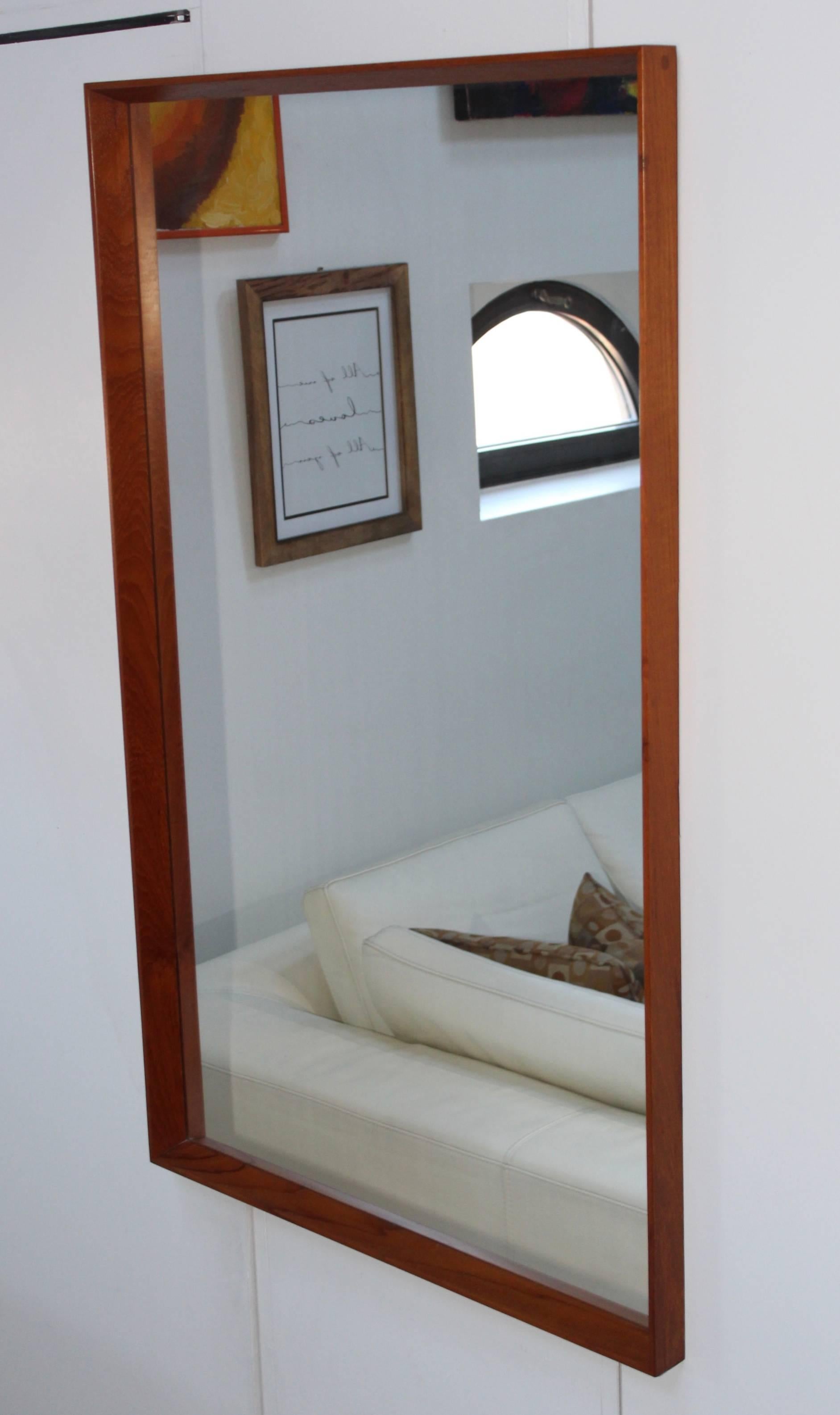 pedersen and hansen teak mirror