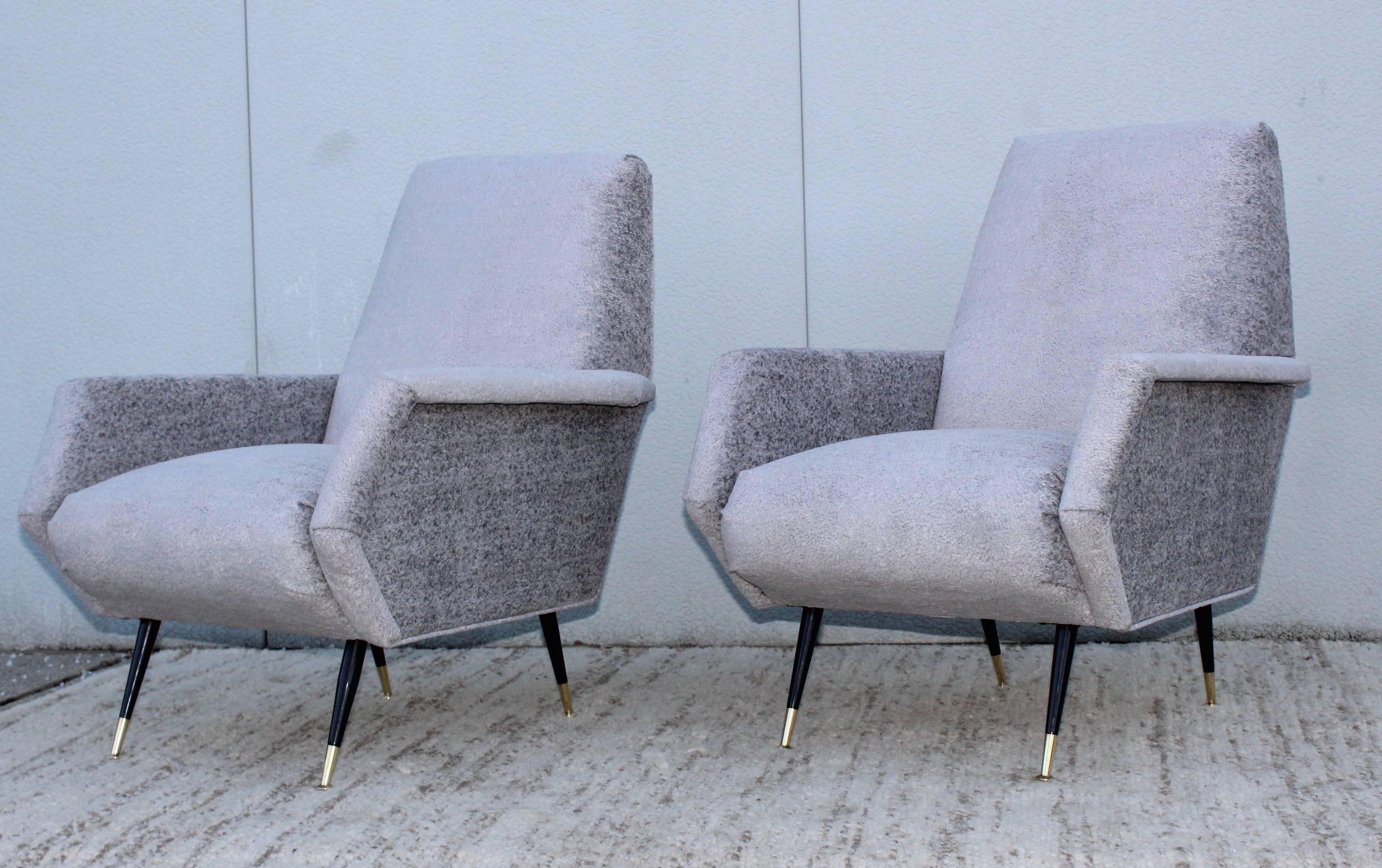 20th Century Mid-Century Modern Italian Lounge Chairs
