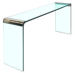 Waterfall Console Table by Leon Rosen for Pace