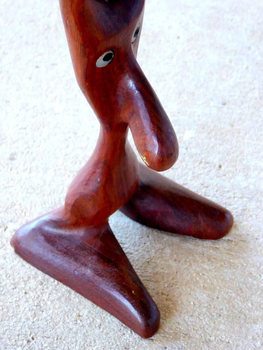 Mid-Century Modern Rosewood Sculpture by Knud Albert