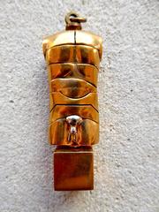 Micro David Puzzle Pendant by Miguel Berrocal