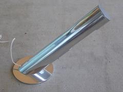 Angled Polished Aluminum Cylinder Lamp by Paul Mayen for Habitat