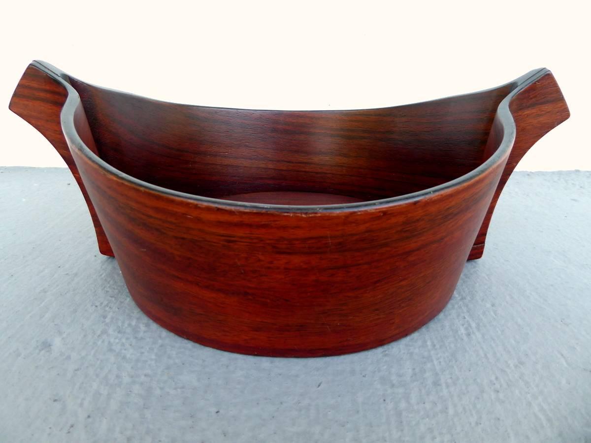 An exceptionally simple and elegant rosewood bowl by Jens Harald Quistgaard for Dansk.

A few general notes about all items available through 1stdibs dealer MOBLER  Home Decor:

1. We list all our items as being in 