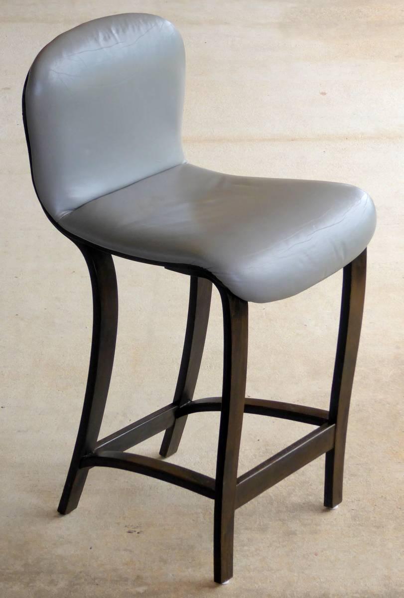 American Pair of Rare Barstools by Plycraft For Sale