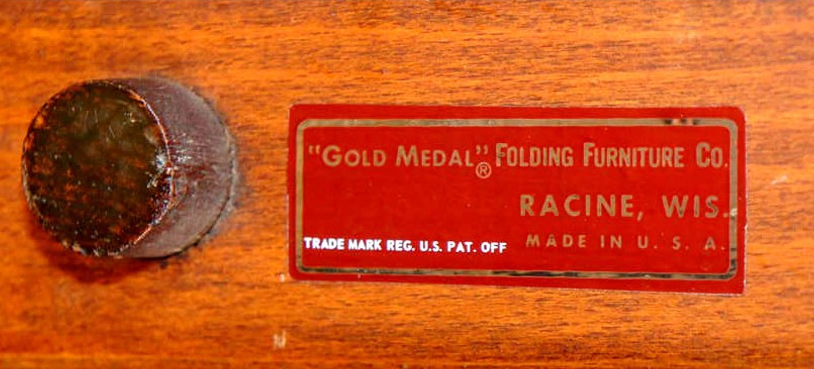 American Gold Medal Safari Chair For Sale