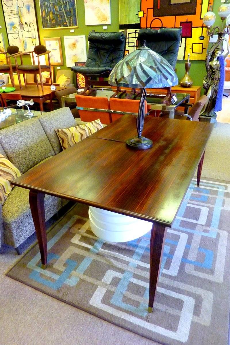 20th Century Impressive Macassar Ebony Desk For Sale