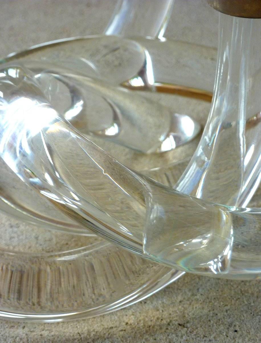 Lucite Pretzel Candelabra by Dorothy Thorpe For Sale 1