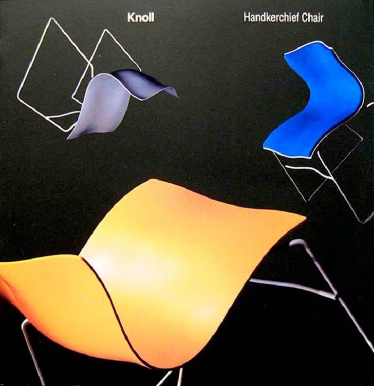 Set of Four Handkerchief Armchairs by Massimo Vignelli for Knoll For Sale 1