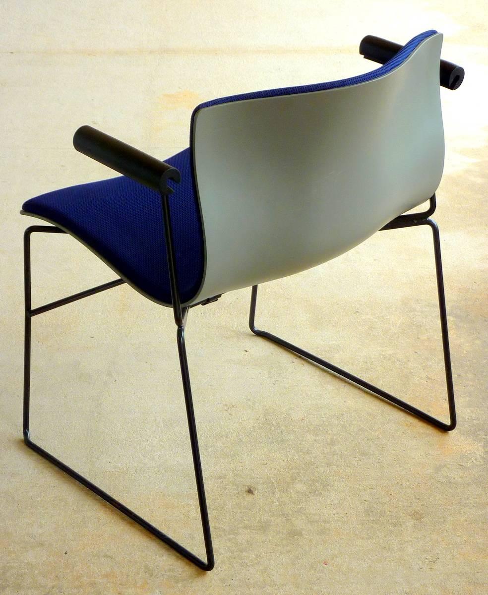 Mid-Century Modern Set of Four Handkerchief Armchairs by Massimo Vignelli for Knoll For Sale