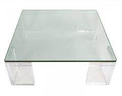Lucite Cocktail Table by Leon Frost for Lion in Frost