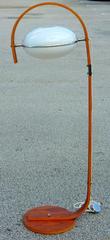 Molded Plywood and Lucite Floor Lamp