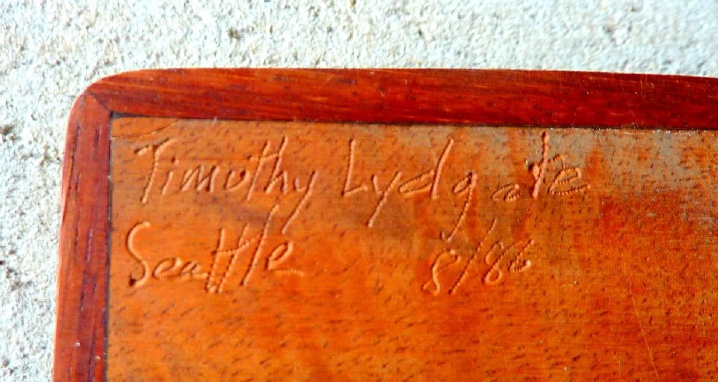 Two Rare Wood Heirloom Boxes by Timothy Lydgate In Good Condition For Sale In Palm Beach Gardens, FL