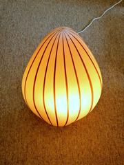 Murano Glass Egg Lamp by Vetri