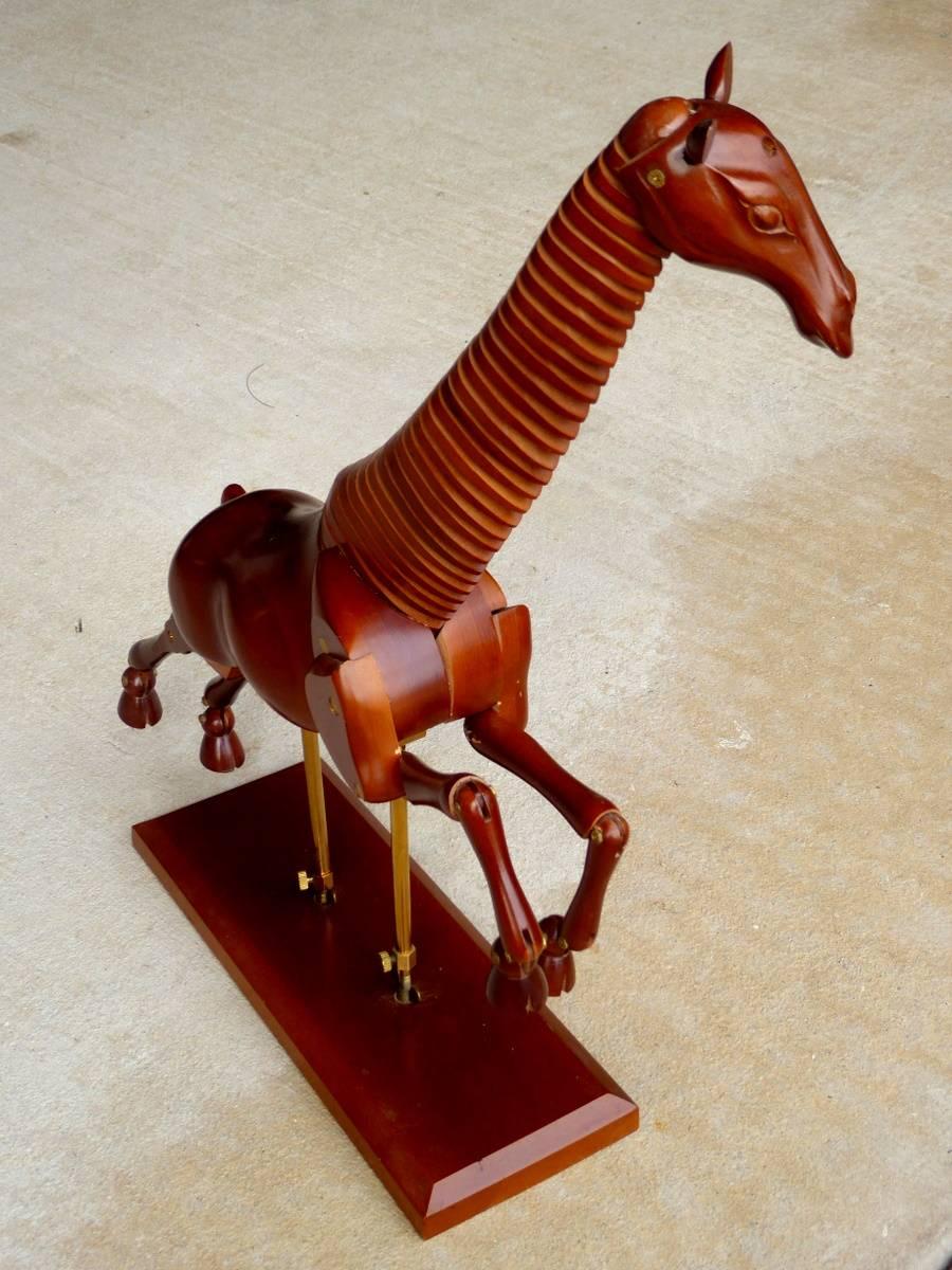 Mid-Century Modern Articulating Giraffe Sculpture or Artist's Model For Sale