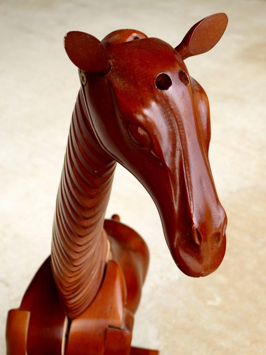 20th Century Articulating Giraffe Sculpture or Artist's Model For Sale