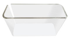Lucite Slab Dining Table Base
