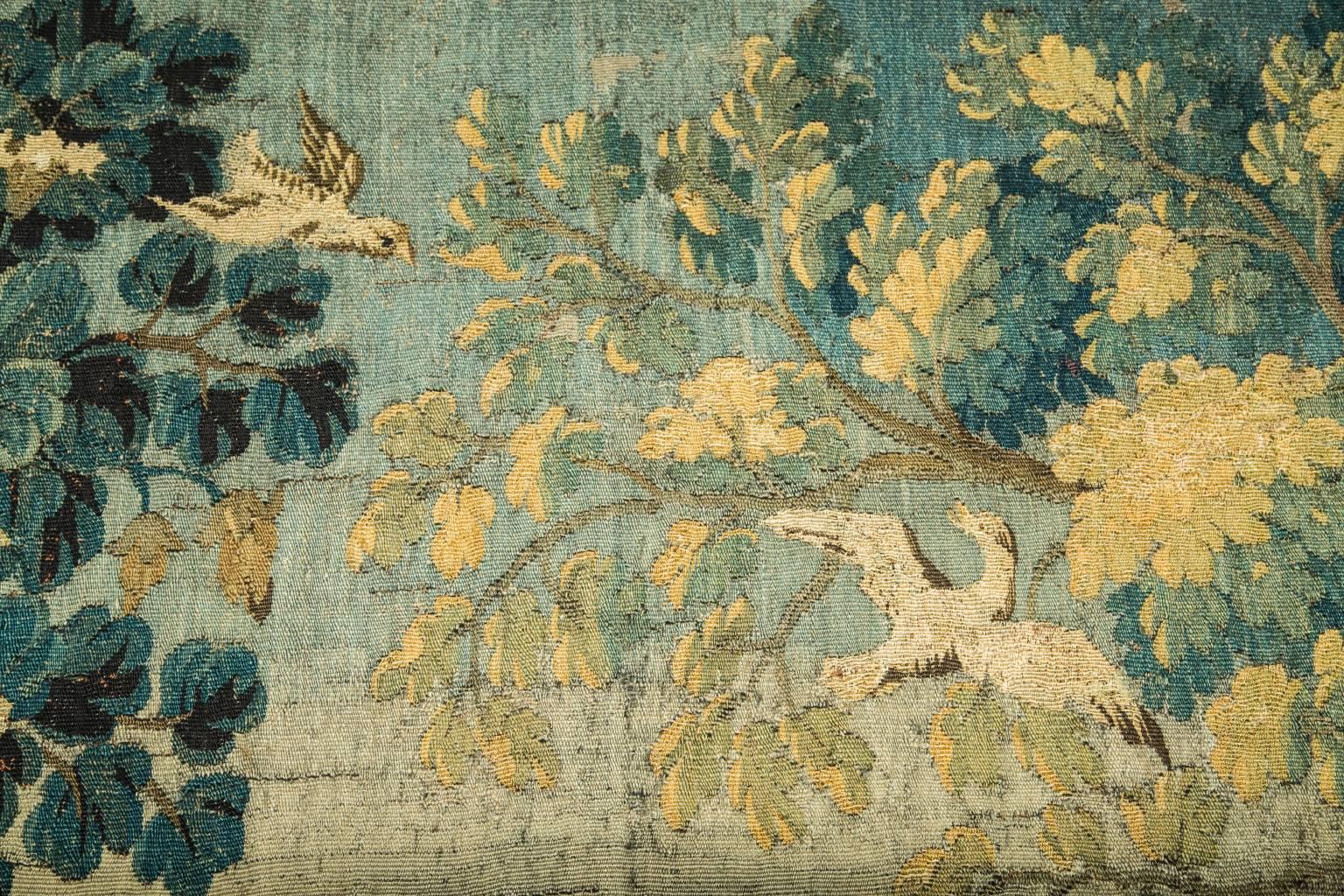 18th Century Aubusson Tapestry signed “De Landrieve” & M R D”Aubusson” For Sale 2