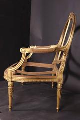 Carved Gold Leaf Sofa Frame