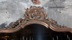 19th Century Carved and Gilded Horizontal Mirror