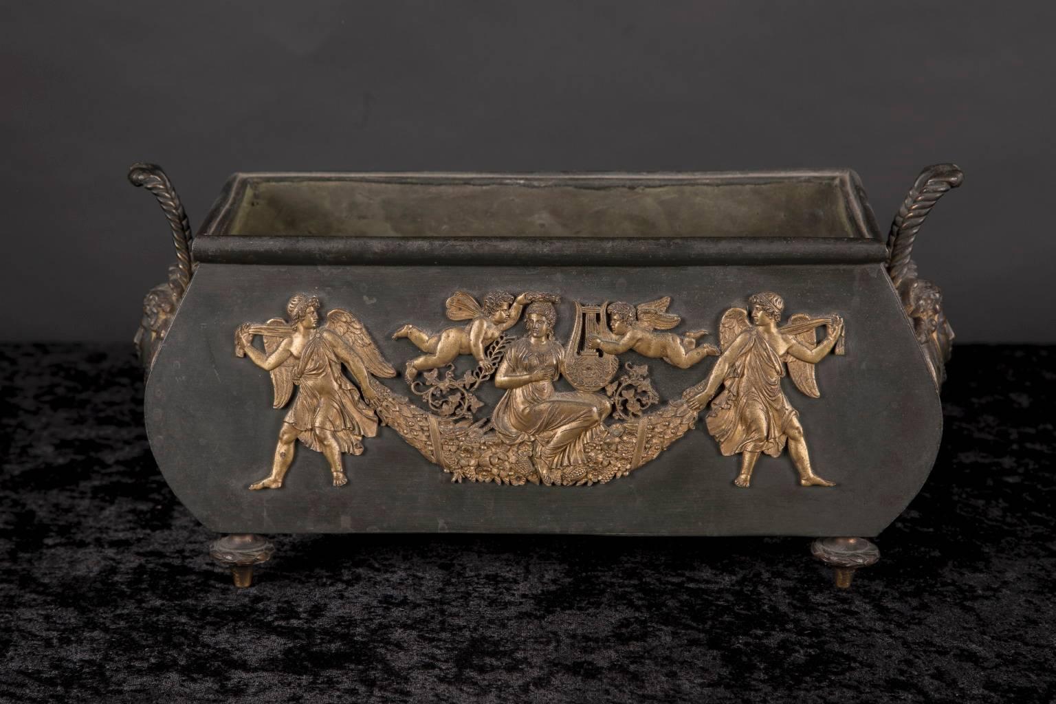 Französisches Directoire aus dem 18. Jahrhundert Vergoldetes Garniturenset im Zustand „Gut“ im Angebot in New Orleans, LA