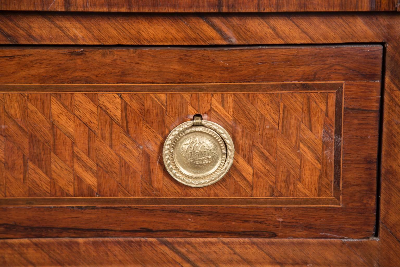 French 19th Century Marquetry Chest 4