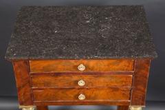 French 19th Century Empire Marble End Top Table