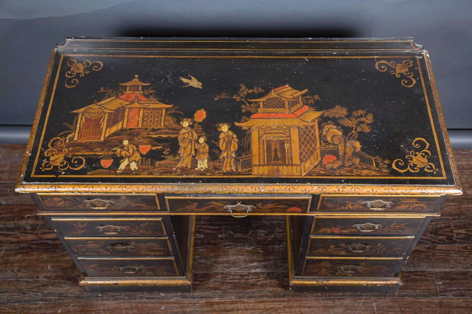 19th Century Chinoiserie Desk In Good Condition For Sale In New Orleans, LA