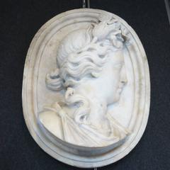 Four Seasons White Marble Medallions Set, French Work, 17th Century