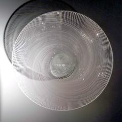 Filigrana Bowl Murano Glass Designed by Carlo Scarpa for Venini