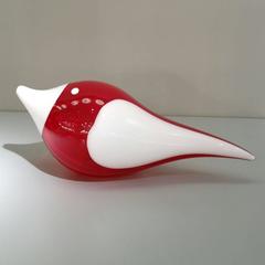 "Zufoli" Glass Bird Sculpture Designed by Emmanuel Babled for Venini