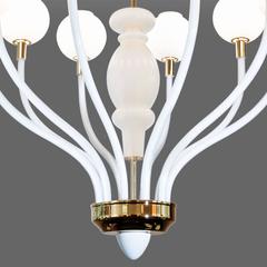Carlo Scarpa Glass Chandelier, Venini