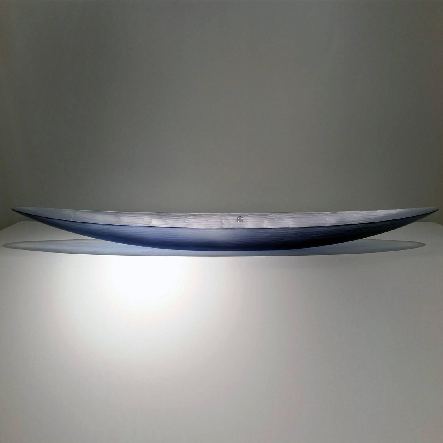 Contemporary 21st Century Venini Glass Sculpture Canoa by T. Scarpa, L. De Santillana