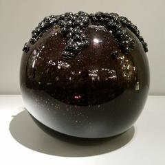"Mirtillo" "Blueberry" Glass Sculpture Designed by Gae Aulenti for Venini