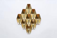 Fog & Morup Brass Wall Lamps, Scandinavian Design, Denmark, 1960s