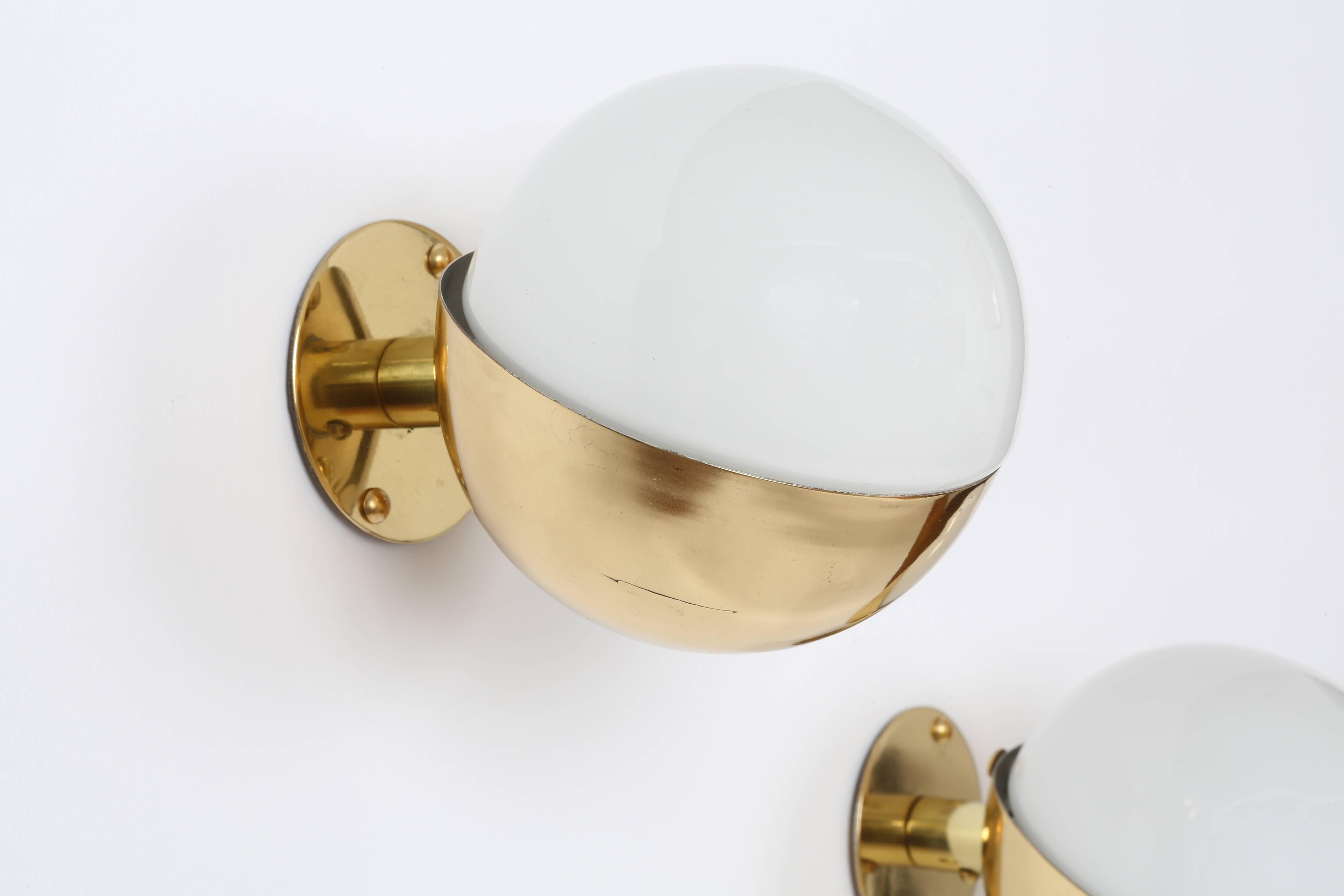Danish Pair of Wall Lamps by Vilhelm Lauritzen