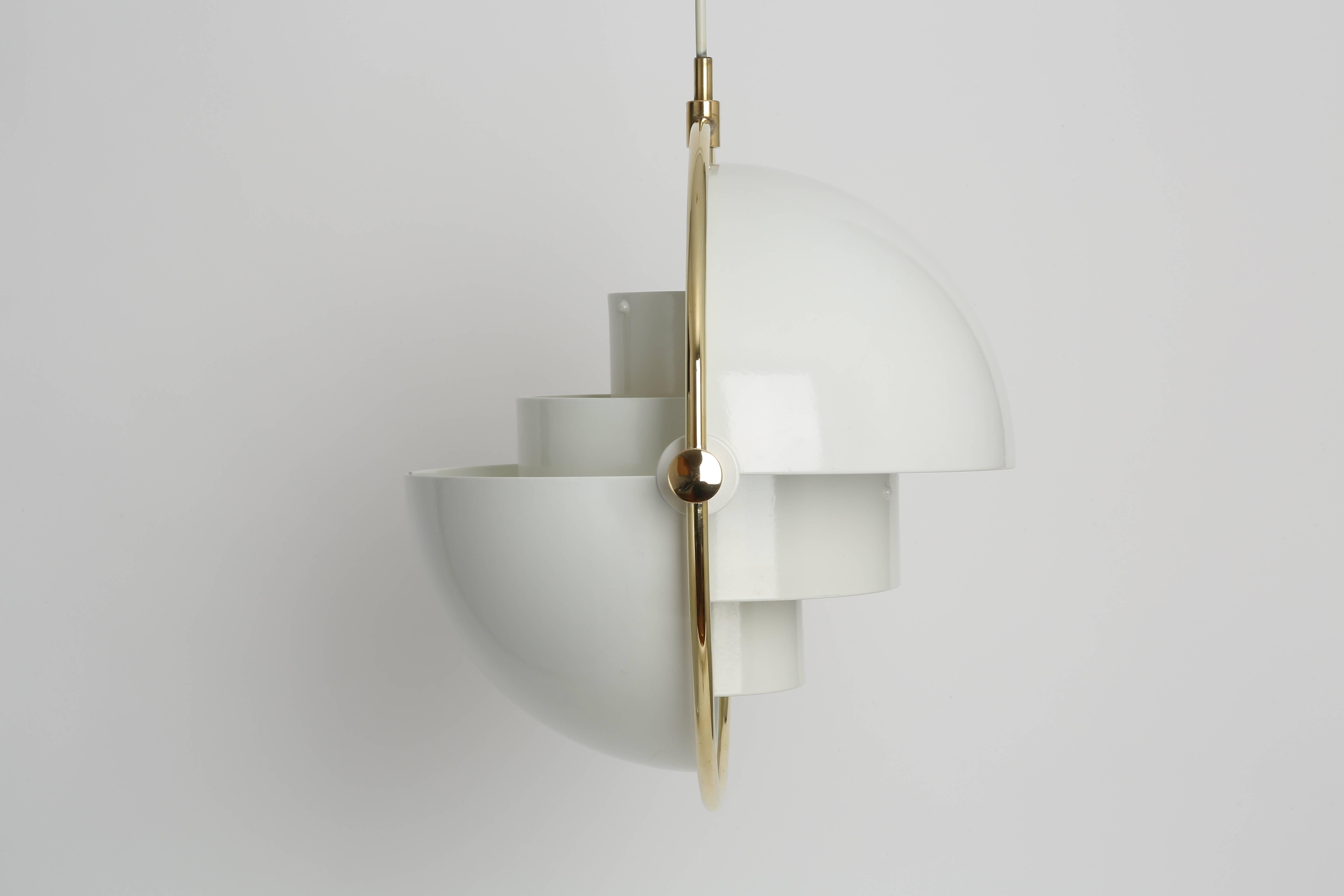Danish Multi-Light Ceiling Pendant by Louis Weisdorf