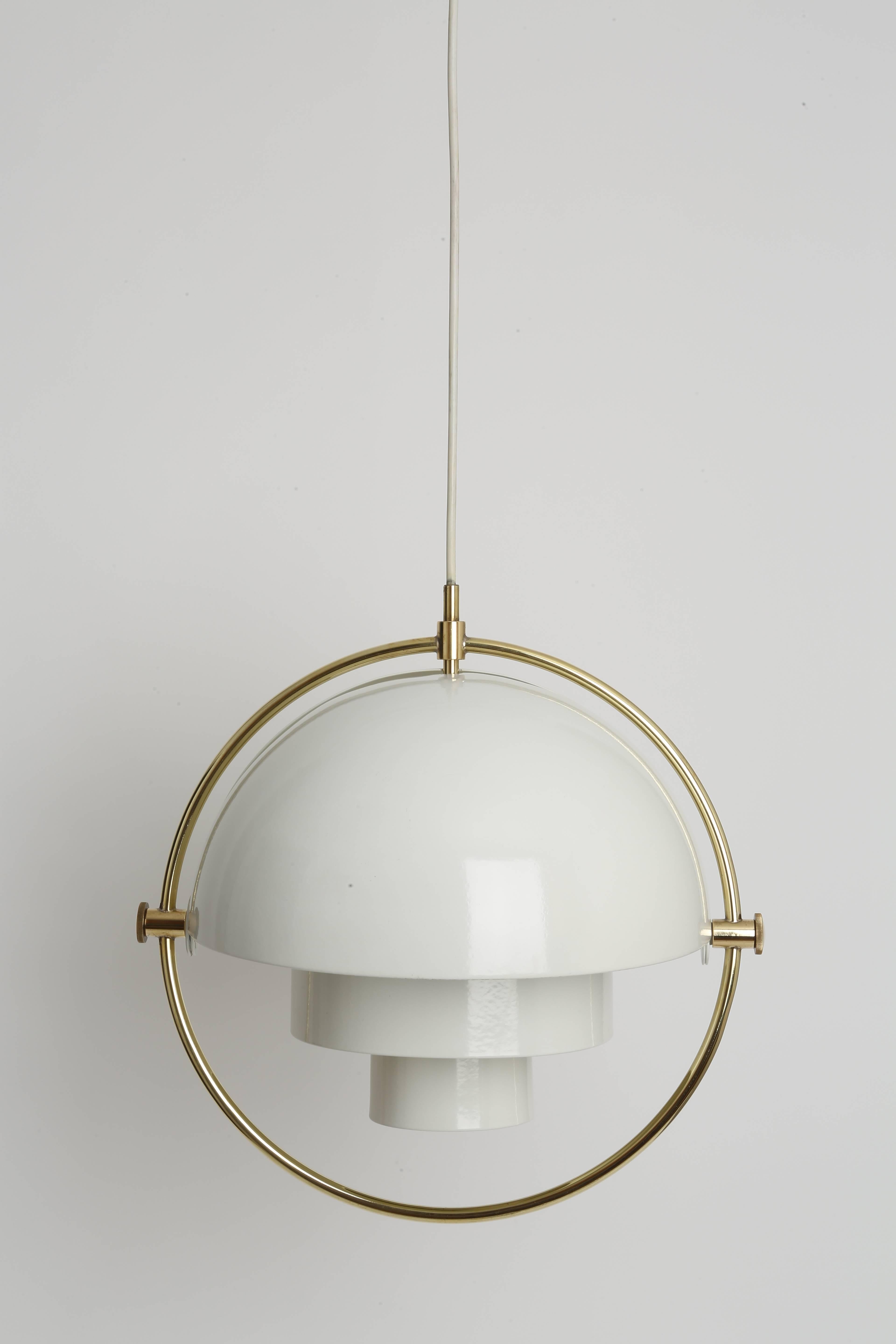 Multi-Light Ceiling Pendant by Louis Weisdorf In Good Condition In Brooklyn, NY