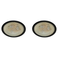 Stilnovo Flush Mount Ceiling Light Large, Italy circa 1970s