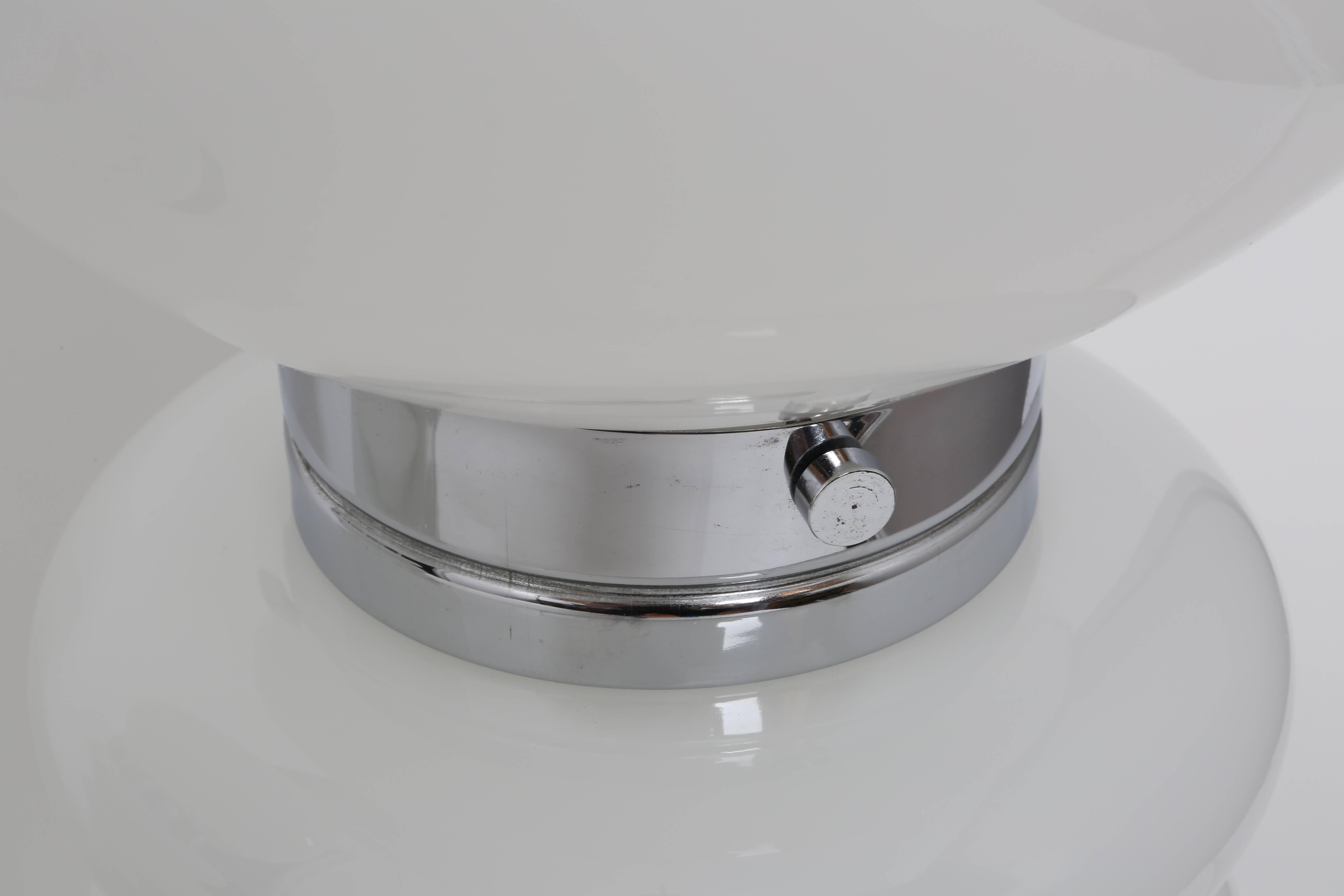 Mazzega Style Pair of Table Lamps In Good Condition In Brooklyn, NY